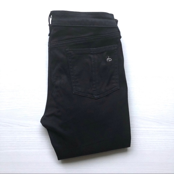 ✨HP!✨ Rag & Bone Black Plush Skinny Jeans - Picture 4 of 8